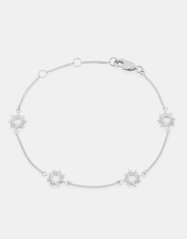 Rachel Jackson - Mini Eternal Sun Bracelet Silver