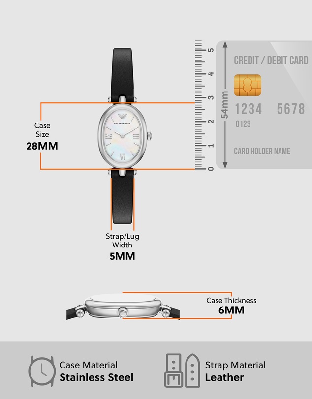 Emporio Armani - Black Analogue Watch
