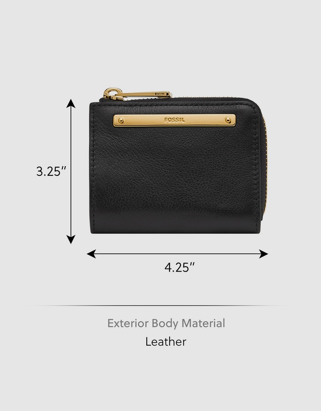 Fossil - Liza Black Wallet