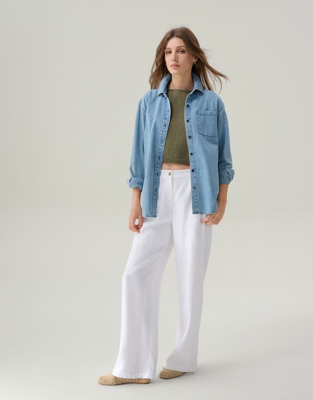 IDA+S - Ari Cropped Knit Tank Top