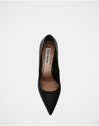 Steve Madden - Eden Black Leather Heels