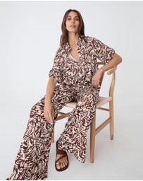 Forcast - Zuhara Drawstring Pull On Pant