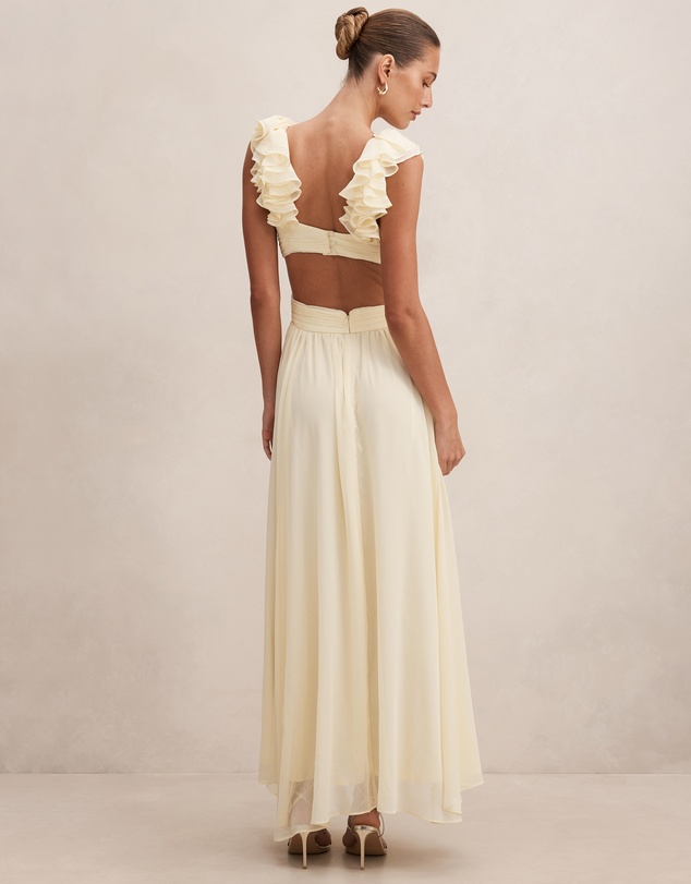 Forever New - Selena Ruffle Shoulder Maxi Dress