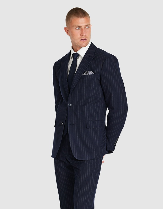 Tarocash - Valor Pinstripe Suit Jacket
