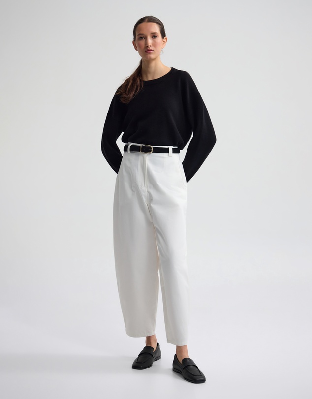 Oxford - Lexie Cotton Crew Neck Knit