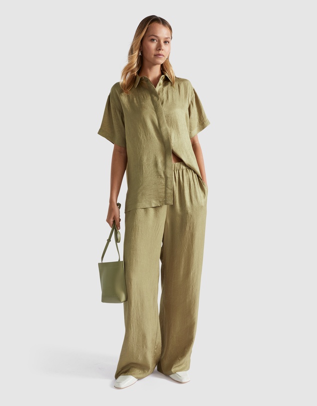 Seed Heritage - Satin Short Sleeve Shirt