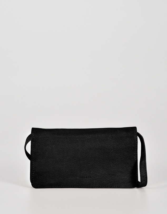 Cobb & Co - Stirling Leather Smart-Phone Card Holder Crossbody Wallet