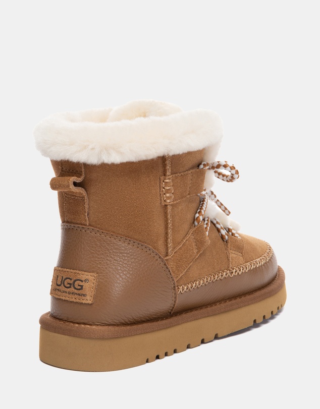 EVERAU - Australian Shepherd Ugg Elvora Cow Suede Upper UGG Boots