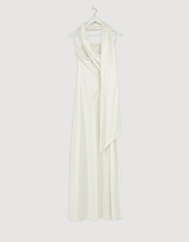 Revibe - Repaired MISHA Lilia Sash Neck Maxi Dress - AU 10