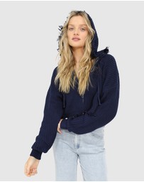 Belle & Bloom - Another Love Fringe Zip Knit