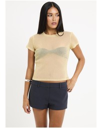Alice In The Eve - Sydney Lurex Top