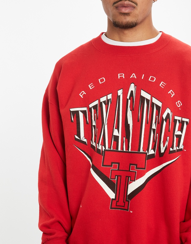 Vintage by The Real Deal - Pre Loved - Vintage 90s NCAA Texas Tech Red Raiders Sweatshirt