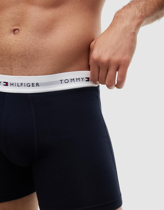 Tommy Hilfiger - 3-Pack Signature Contrast Waistband Boxer Briefs