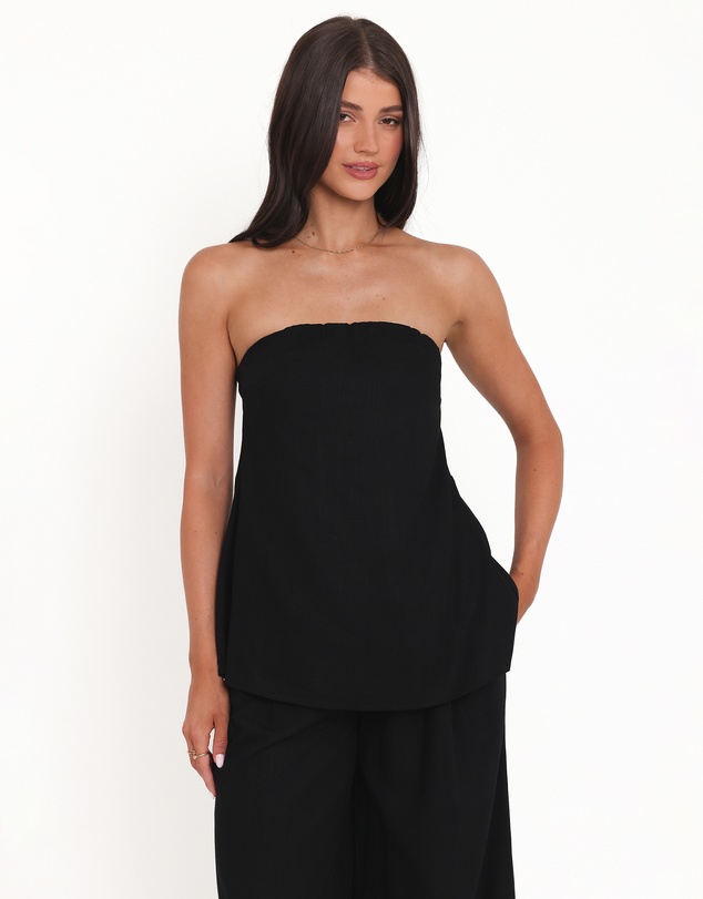 Petal & Pup - Rosemarie Strapless Top - Black