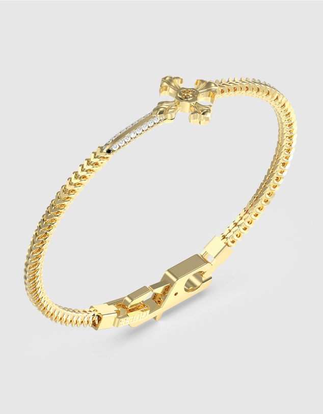 GUESS - Gold-Tone Rebel Knight Bracelet
