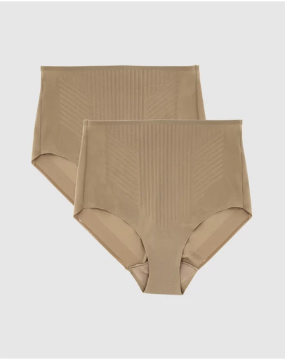 Miraclesuit Shapewear - 2 Pack High Waist Light Tummy Control Brief