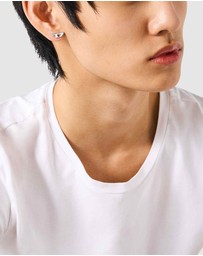 Diesel - Steel Silver Tone Earring