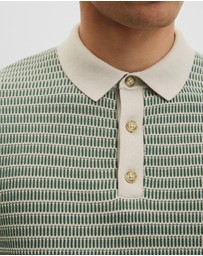Country Road - Australian Cotton Textured Knit Polo