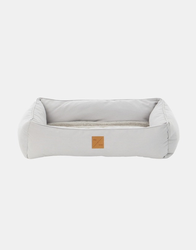 Mog & Bone - Bolster Dog Bed - Grey