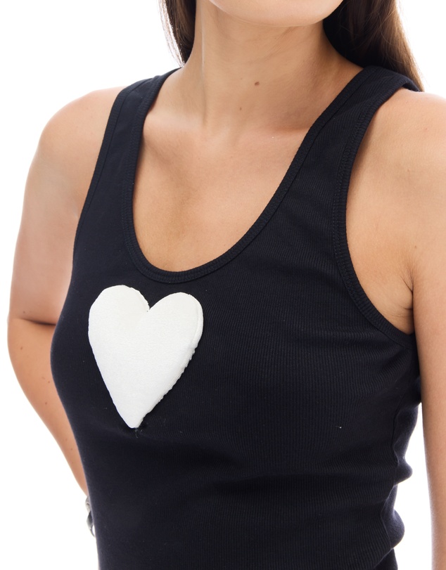 THE TALES - We Love 3D Velvet Heart Singlet