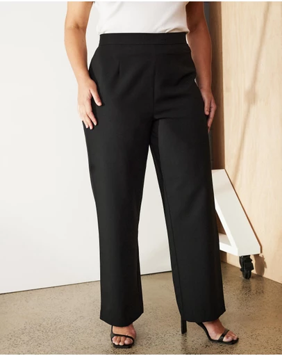 Atmos&Here Curvy - Lottee Wide Leg Pants
