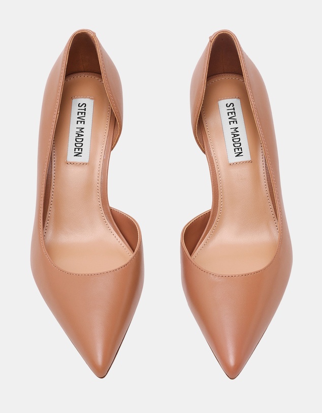 Steve Madden - Vena Dark Blush Leather Heels