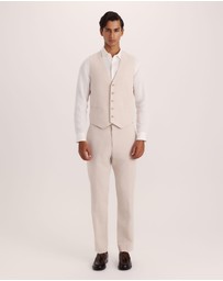 SABA - Elias Cotton Linen Waistcoat