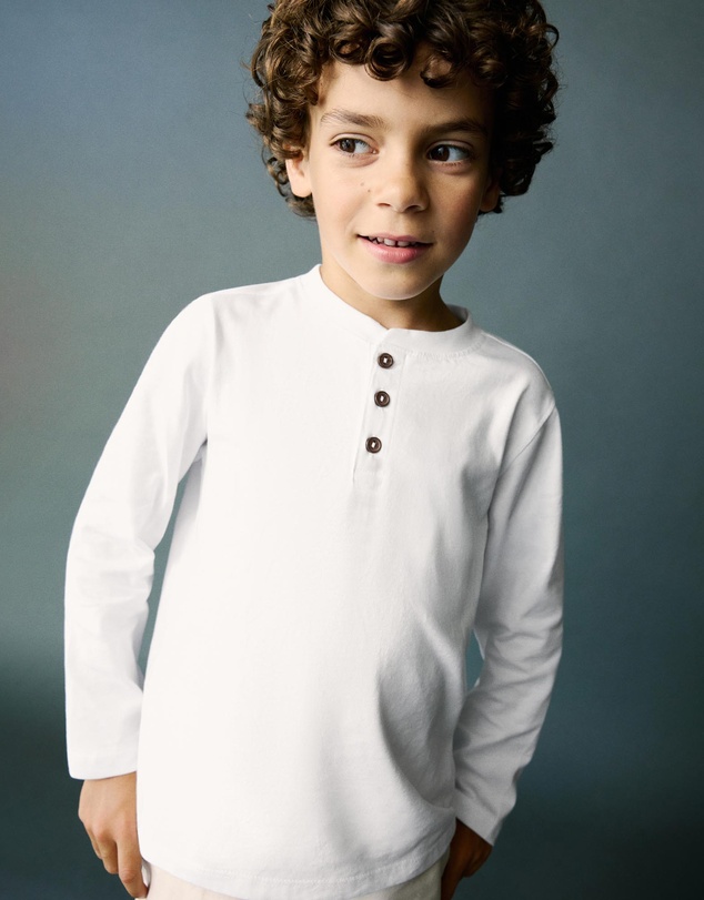 M.N.G - Henleyb T-Shirt - Babies-Kids