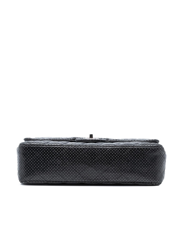 Pre-Loved by Azura Reborn - Pre-Loved Medium Classic Perforated Lambskin Double Flap