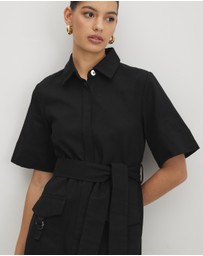 AERE - Aspen Organic Cotton Mini Dress