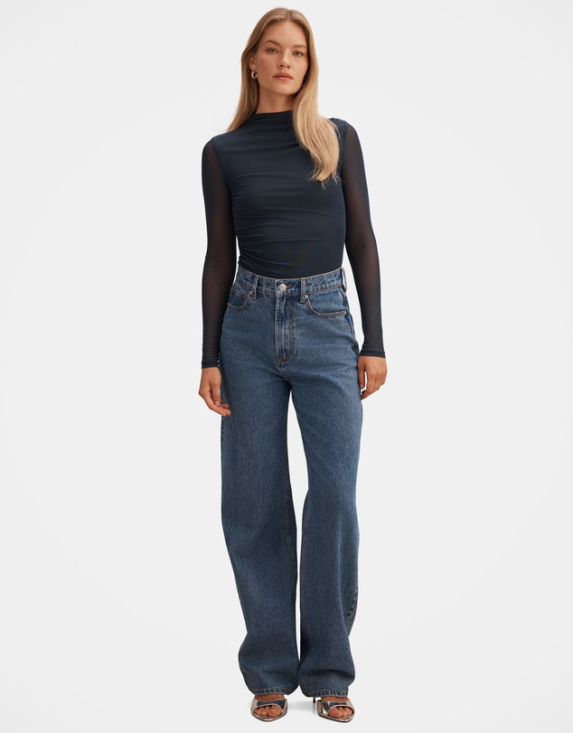 Forever New - Charlotte High Neck Long Sleeves Top