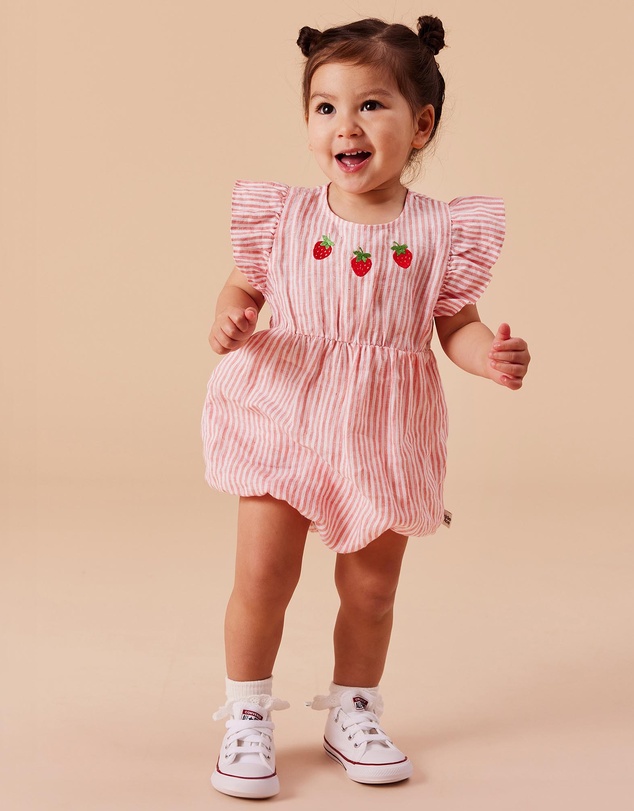 Goldie + Ace - Lani Linen Rompers -ICONIC EXCLUSIVE-Babies