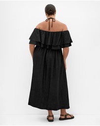 City Chic - Paradiso Off Shoulder Maxi Dress