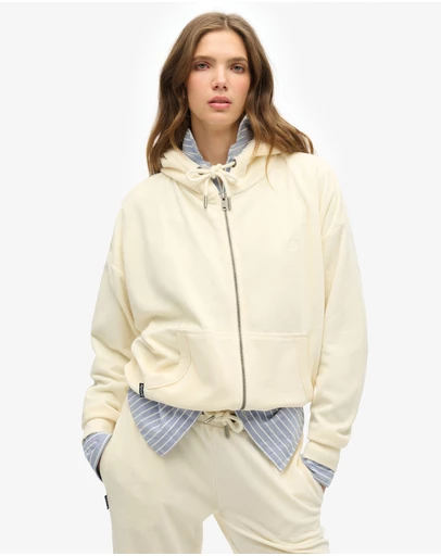 Superdry - Velour Ziphood
