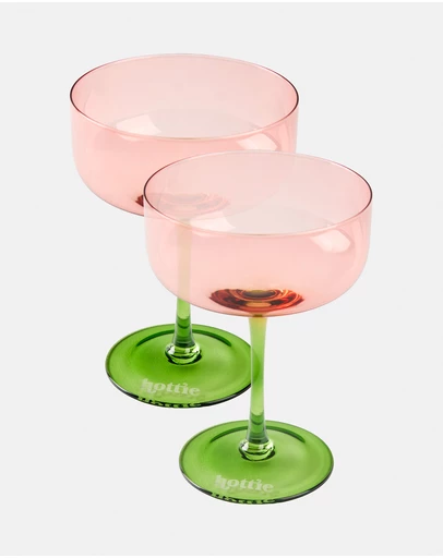 HOTTIE - Sunnie 2-Piece Coupe Glass Set