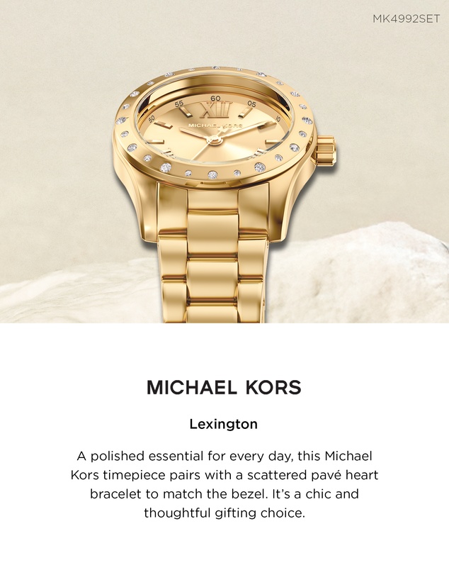 Michael Kors - Lexington Gold Tone Analogue Watch