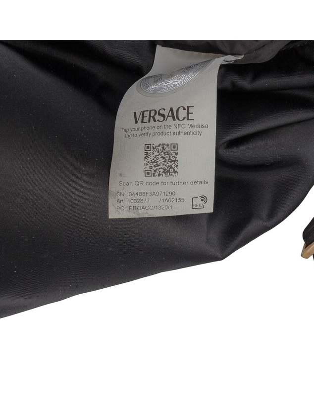 Versace - Pre-Loved Nylon Tribute La Medusa Chain Satchel