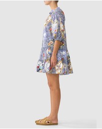 Camilla - Puff Sleeve Shirt Dress