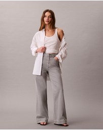 Calvin Klein Jeans - Super High Rise Wide Leg Jeans