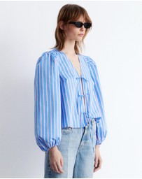& Other Stories - Tie-Front Blouse