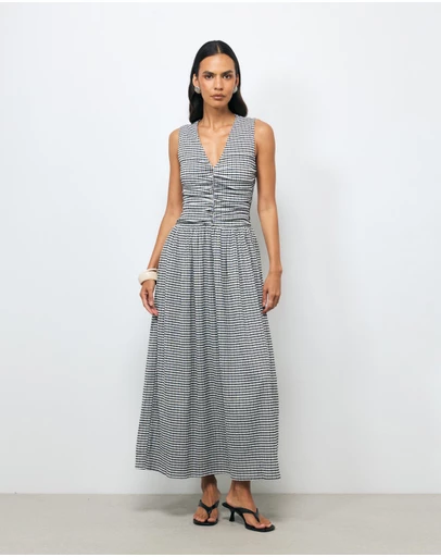 Gingham Dresses | Mini,Midi & Maxi |- THE ICONIC