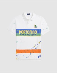 Polo Ralph Lauren - Nautical Cotton Mesh Polo Shirt - ICONIC EXCLUSIVE - Kids-Teens