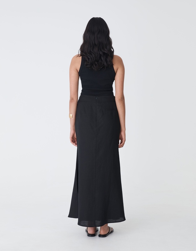 Forcast - Amelia Linen Blend Maxi Skirt