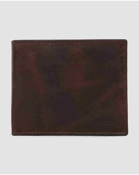 Fossil - Derrick Dark Brown Large Coin Pocket Bifold