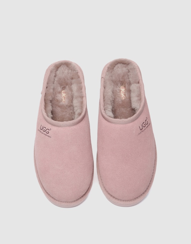 EVERAU - Australian Shepherd Ugg Nano Classic Slipper Cow Suede Upper House Shoes