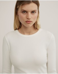 Witchery - Crew Rib Long Sleeve Top