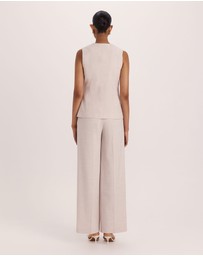 SABA - Celeste Wool Crew Neck Vest