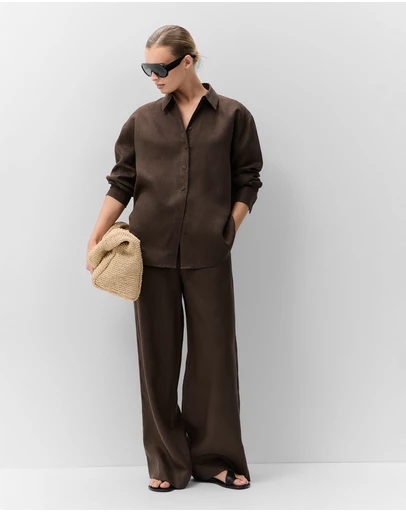 UNISON - Essential Linen Wide Leg Pant