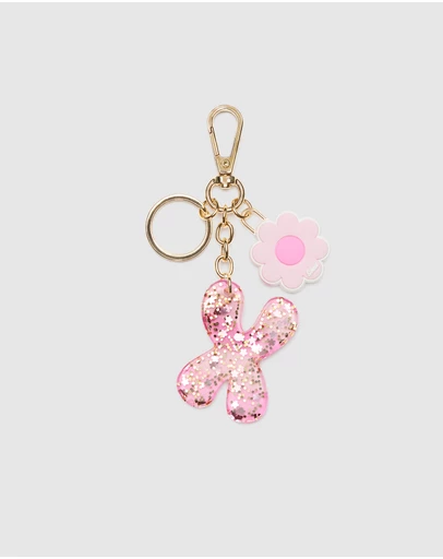 Seed Heritage - Pink Stripe Initial Keyring