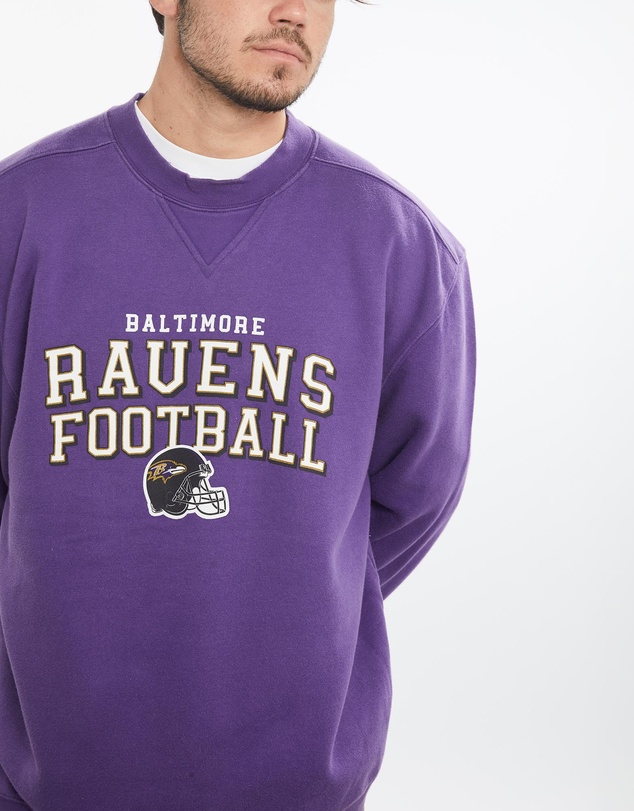 Vintage by The Real Deal - Pre Loved - Vintage NFL Baltimore Ravens Sweatshirt